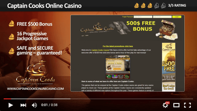 Captain Cooks Online Casino Login